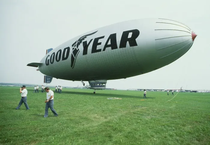 Framed Print : Goodyear Blimp America Framed Print : Goodyear Blimp America