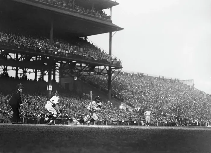 Framed Print : Goose Goslin Batting During 1925 World Series Framed Print : Goose Goslin Batting During 1925 World Series