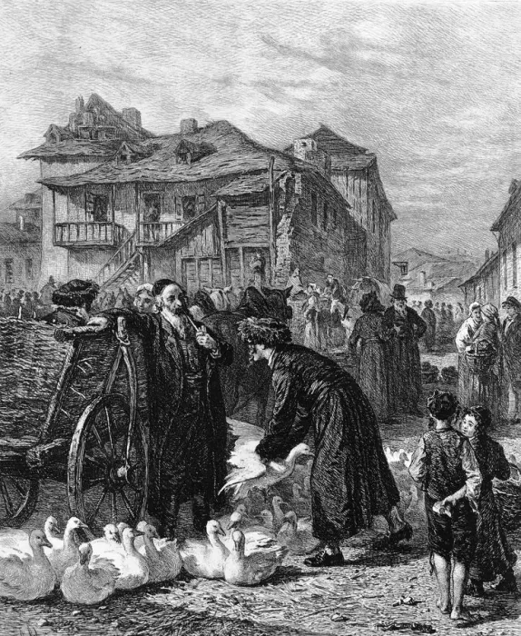 Framed Print : Goose Market Framed Print : Goose Market
