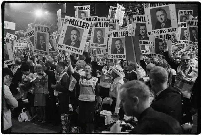 Framed Print : GOP Delegates Boost Miller for VP Slot 1964 Framed Print : GOP Delegates Boost Miller for VP Slot 1964