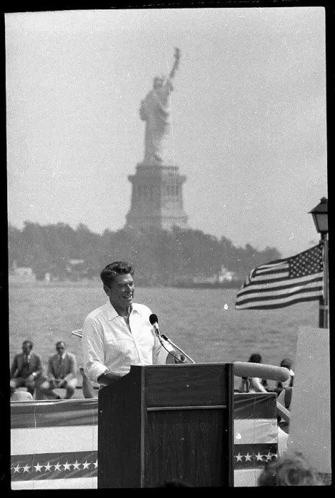 Framed Print : GOP Presidential Candidate Ronald Reagan Framed Print : GOP Presidential Candidate Ronald Reagan