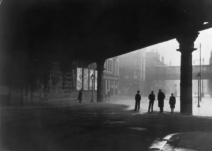 Framed Print : Gorbals Scene Framed Print : Gorbals Scene