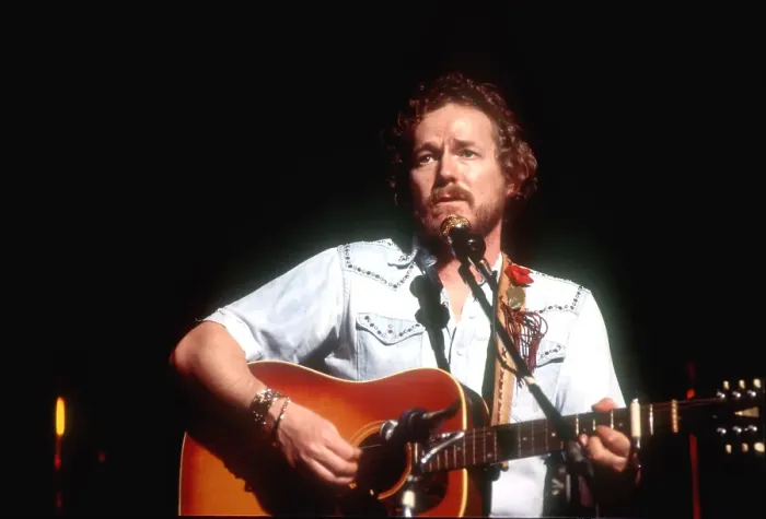 Framed Print : Gordon Lightfoot Performing Framed Print : Gordon Lightfoot Performing
