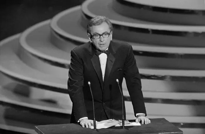 Framed Print : Gore Vidal at Academy Awards Podium Framed Print : Gore Vidal at Academy Awards Podium