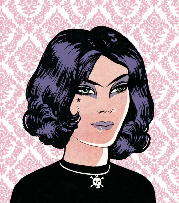 Framed Print : Goth Teen. http: / / csaimages.com / images / istockprofile / csa_vector_dsp.jpg Framed Print : Goth Teen. http: / / csaimages.com / images / istockprofile / csa_vector_dsp.jpg