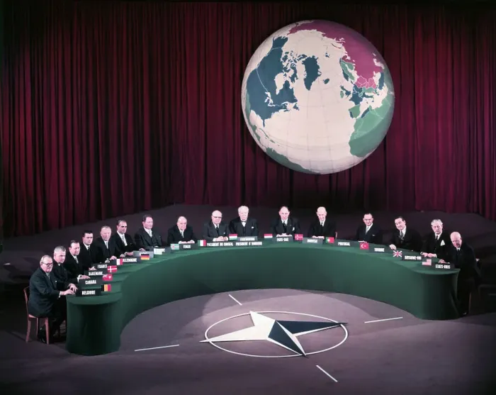 Framed Print : Government Heads Attending Conference