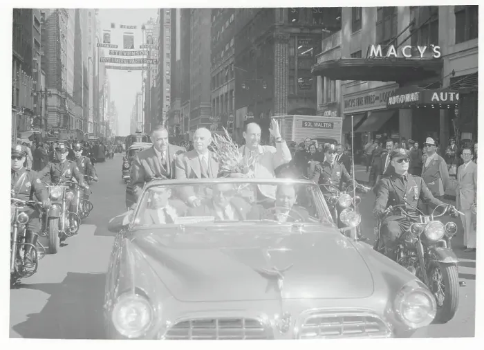 Framed Print : Government Officials in Motorcade Framed Print : Government Officials in Motorcade