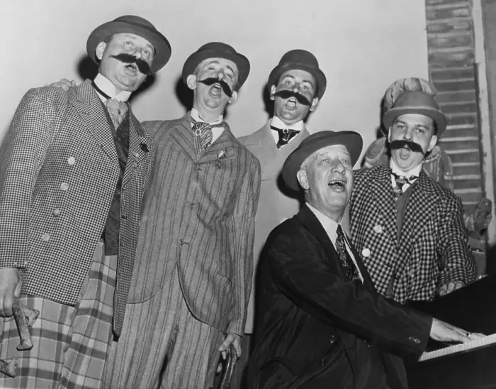 Framed Print : Former Governor Alfred E. Smith Entertaining with Singers at World's Fair Framed Print : Former Governor Alfred E. Smith Entertaining with Singers at World's Fair