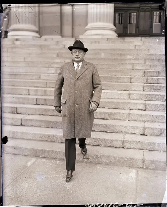 Framed Print : Governor Alfred Landon at State Capitol Framed Print : Governor Alfred Landon at State Capitol