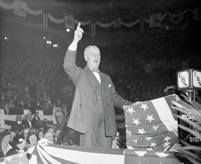 Framed Print : Former Governor Alfred Smith Speaking at Political Rally Framed Print : Former Governor Alfred Smith Speaking at Political Rally
