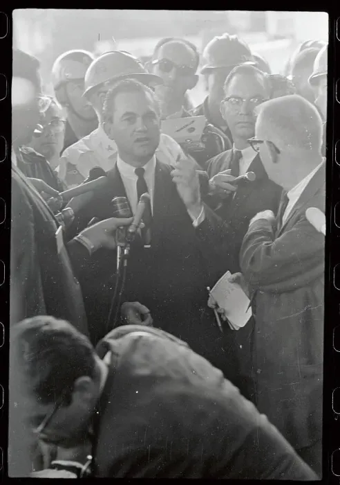Framed Print : Governor George C. Wallace Talking to Reporters Framed Print : Governor George C. Wallace Talking to Reporters