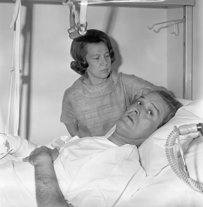 Framed Print : Governor John Connally recovering in hospital Framed Print : Governor John Connally recovering in hospital
