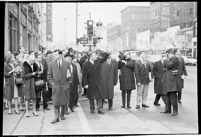 Framed Print : Governor Nelson Rockefeller Walking Down Street Framed Print : Governor Nelson Rockefeller Walking Down Street