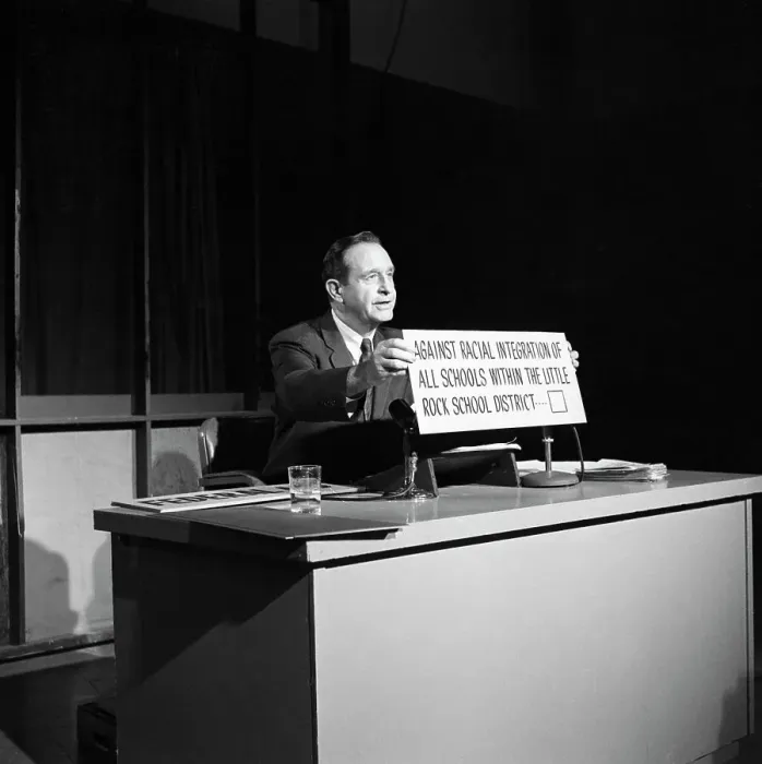 Framed Print : Governor Orval Faubus Appeals For Segregation Framed Print : Governor Orval Faubus Appeals For Segregation