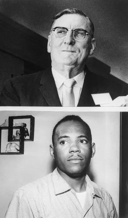 Framed Print : Governor Ross Barnett and James P. Meredith