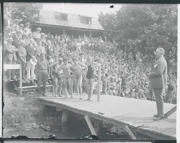 Framed Print : Governor Smith Addressing Boy Scouts Framed Print : Governor Smith Addressing Boy Scouts