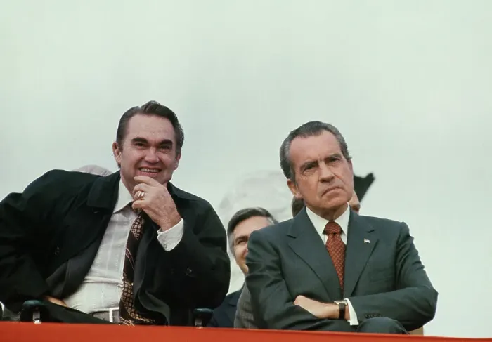 Framed Print : Governor Wallace And President Nixon Framed Print : Governor Wallace And President Nixon