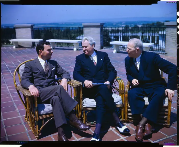 Framed Print : Governors Sitting Outside Framed Print : Governors Sitting Outside