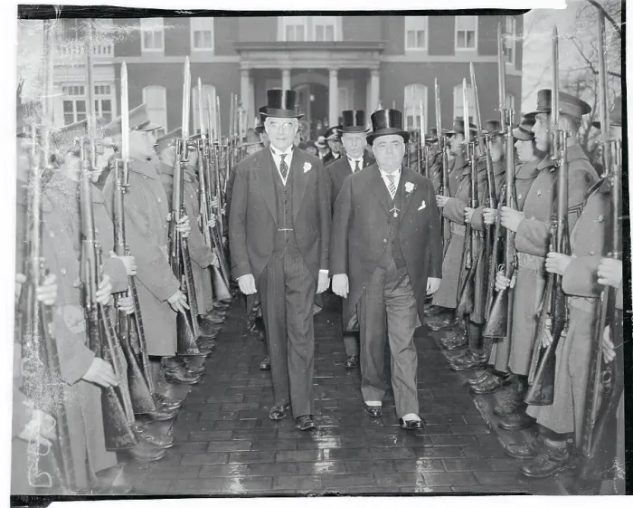 Framed Print : Former Governors Walking Together in Ceremonies Framed Print : Former Governors Walking Together in Ceremonies