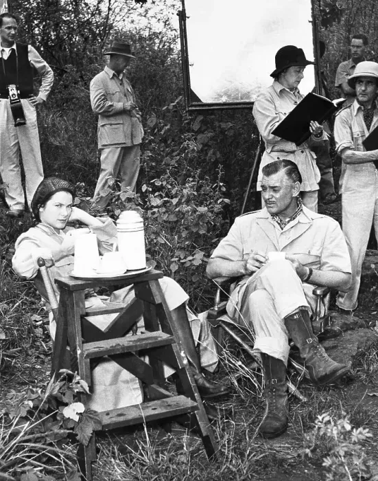 Framed Print : Grace Kelly And Clark Gable Seated; Set Framed Print : Grace Kelly And Clark Gable Seated; Set
