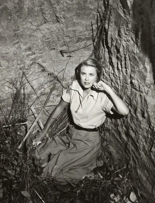 Framed Print : Grace Kelly Cowering in Cave Framed Print : Grace Kelly Cowering in Cave