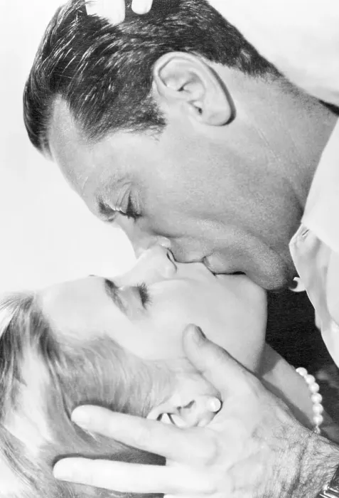 Framed Print : Grace Kelly Kissing William Holden Framed Print : Grace Kelly Kissing William Holden