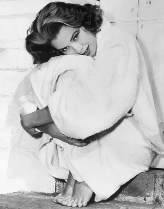 Framed Print : Grace Kelly In Her Robe Framed Print : Grace Kelly In Her Robe