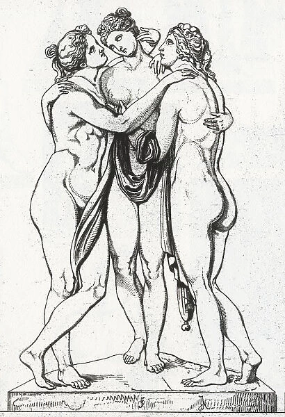 The Three Graces Engraving