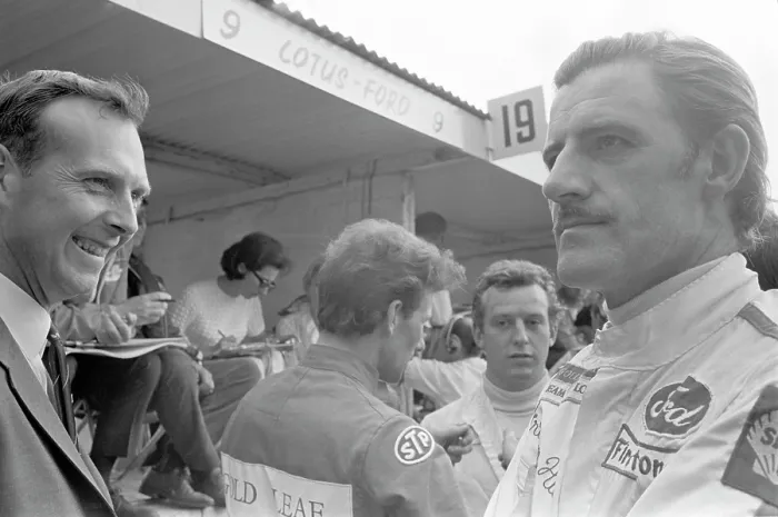 Framed Print : Graham Hill In The Pits Framed Print : Graham Hill In The Pits