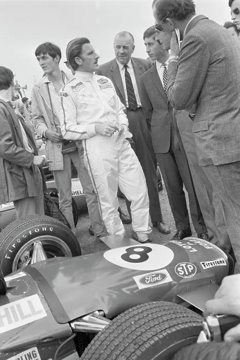 Framed Print : Graham Hill At Track Framed Print : Graham Hill At Track