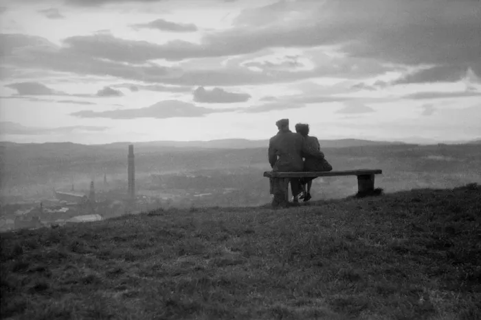 Framed Print : Grampian Couple; Dundee, The Uncompromising Framed Print : Grampian Couple; Dundee, The Uncompromising