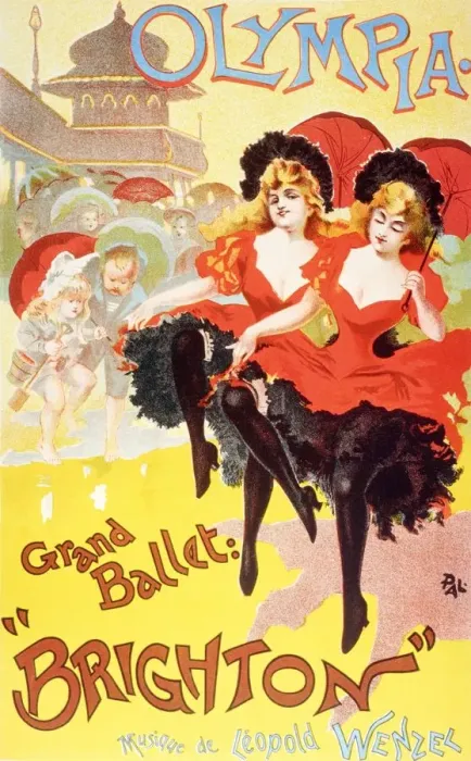 Framed Print : Grand Ballet Brighton with Music by Leopold Wenzel Framed Print : Grand Ballet Brighton with Music by Leopold Wenzel