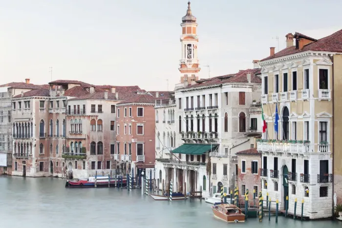 Framed Print : Grand Canal, Canal Grande, in the morning, Venice, Venezien, Italy Framed Print : Grand Canal, Canal Grande, in the morning, Venice, Venezien, Italy