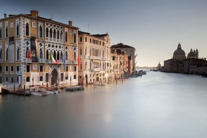 Framed Print : Grand Canal, Canal Grande, in the morning, Venice, Venezien, Italy