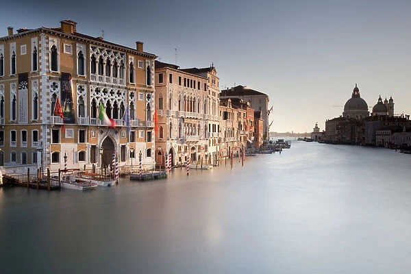 Grand Canal, Canal Grande, in the morning, Venice, Venezien, Italy