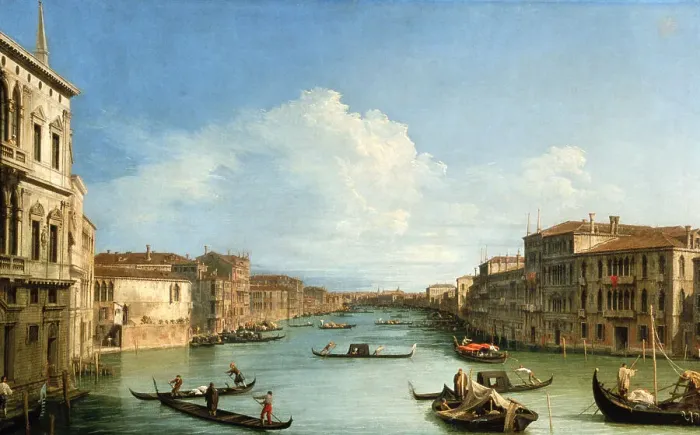 Framed Print : The Grand Canal from Palazzo Balbi