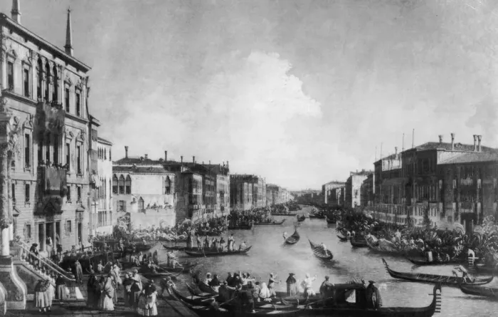 Framed Print : Grand Canal Regatta