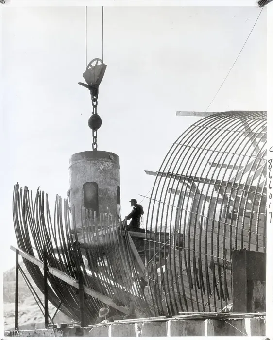 Framed Print : Grand Coulee Dam Construction Framed Print : Grand Coulee Dam Construction