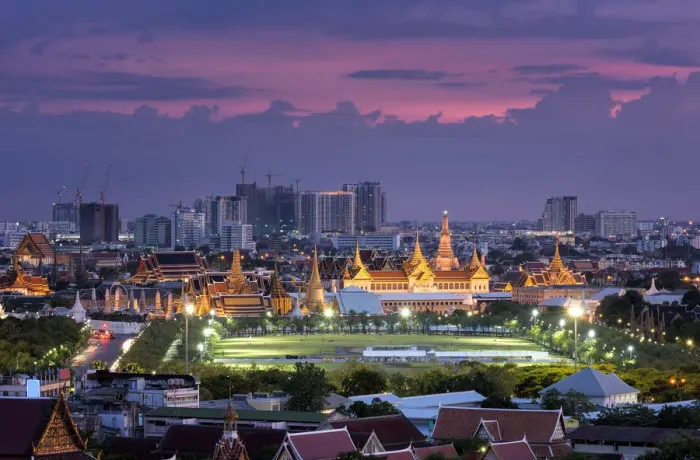 Framed Print : Grand Palace at Twilight night in Bangkok of Thailand Framed Print : Grand Palace at Twilight night in Bangkok of Thailand