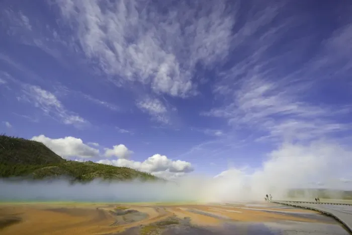 Framed Print : Grand Prismatic Spring Framed Print : Grand Prismatic Spring