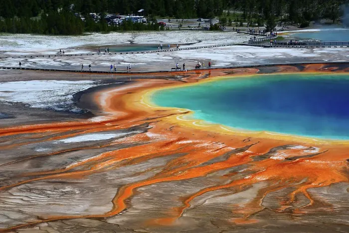 Framed Print : Grand Prismatic Spring Framed Print : Grand Prismatic Spring