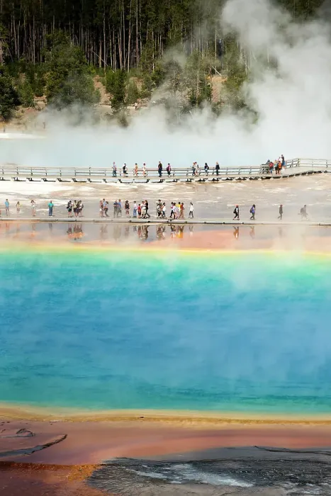 Framed Print : Grand Prismatic Spring, Yellowstone