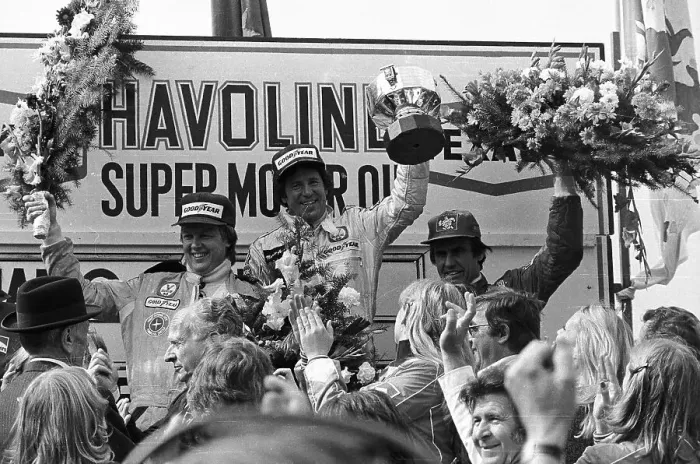 Framed Print : Grand Prix Winners Posing for Photograph Framed Print : Grand Prix Winners Posing for Photograph