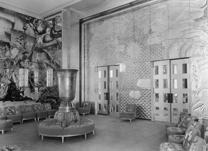 Framed Print : Grand Salon of SS Normandie Framed Print : Grand Salon of SS Normandie