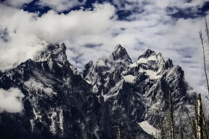 Framed Print : Grand Teton Mountain Tops