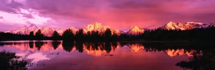 Framed Print : Grand Tetons at Sunset and Jenny Lake Framed Print : Grand Tetons at Sunset and Jenny Lake