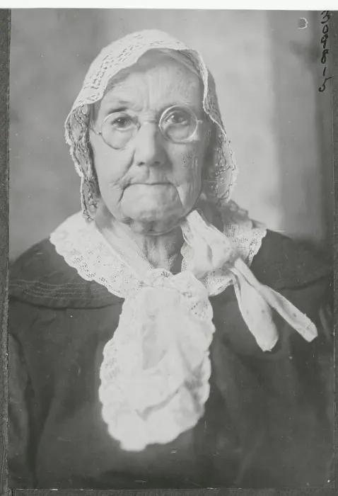 Framed Print : Grandma Reese in Bonnet Framed Print : Grandma Reese in Bonnet