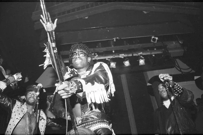Framed Print : Grandmaster Flash & The Furious Five Performing Framed Print : Grandmaster Flash & The Furious Five Performing