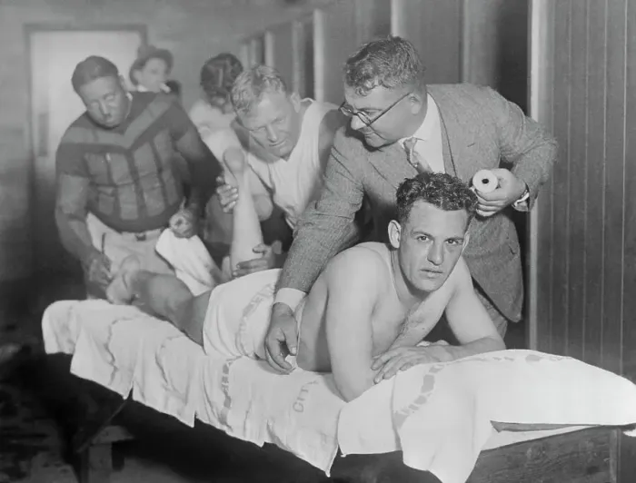 Framed Print : Grange Being Examined Before Game Framed Print : Grange Being Examined Before Game
