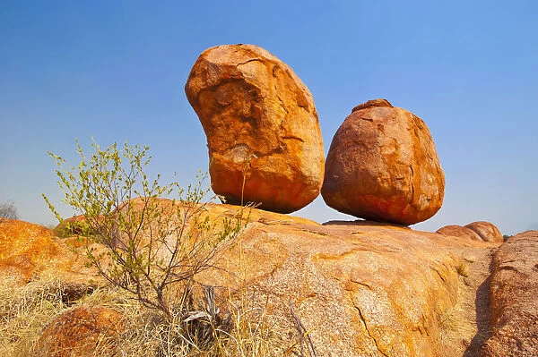 Granite boulders in the Devils Marbles Conservation Reserve, Karlu Karlu, Northern Territories, Australia